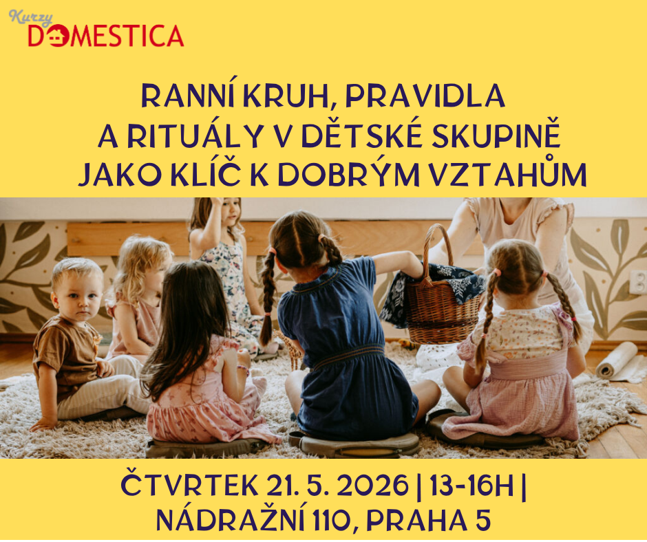 Ranní kruh, pravidla a rituály v dětské skupině